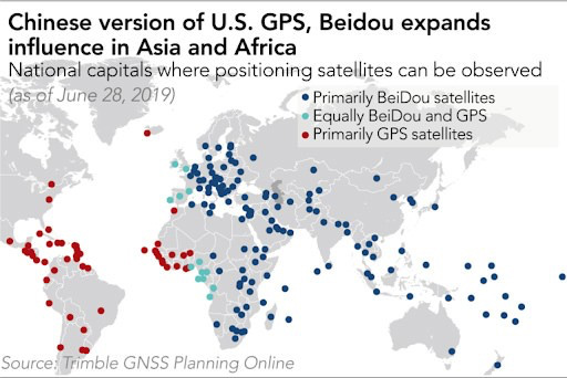 Beidou Expands to Asia and Africa